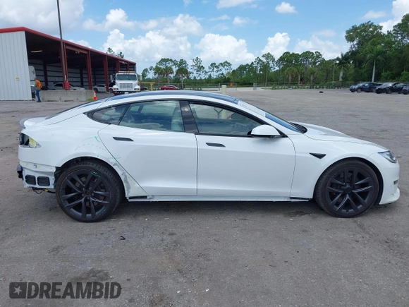 2021 Tesla Model S Plaid с VIN 5YJSA1E67MF436814, выставлен на аукционе IAAI как лот 42499058 с пробегом 21 401 миль миль и . История ставок и продаж доступна на DreamBid. Изображение 14.