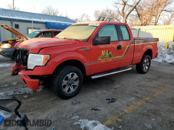 2013 Ford F-150 XL with VIN 1FTFX1EF6DKD28915, listed as a Copart auction lot 89004195 with Not provided miles and Salvage title. Bid and sale history available at DreamBid. Image 1.