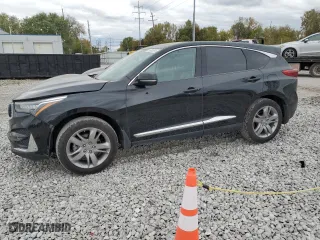 2020 Acura RDX w/Advance Pkg with VIN 5J8TC2H7XLL006572, listed as a Copart auction lot 80480514 with 166,156 mi miles and Salvage Title. Bid and sale history available at carsss.com. Image 1.