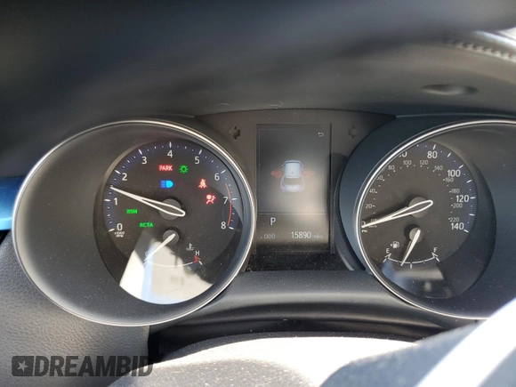 2019 Toyota C-HR XLE with VIN JTNKHMBX1K1014761, listed as a Copart auction lot 54963025 with 15,890 mi miles and Salvage Title. Bid and sale history available at DreamBid. Image 9.