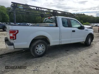 2018 Ford F-150 XL with VIN 1FTEX1CBXJFA58281, listed as a Copart auction lot 81136074 with 114,007 mi miles and Salvage title. Bid and sale history available at DreamBid. Image 3.
