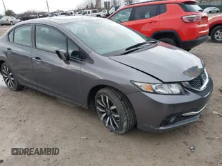2015 Honda Civic Sedan EX-L with VIN 19XFB2F91FE028279, listed as a IAAI auction lot 41844830 with 140,521 mi miles. Bid and sale history available at carsss.com. Image 1.