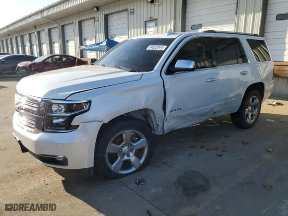 2018 Chevrolet Tahoe Premier with VIN 1GNSCCKC2JR131282, listed as a Copart auction lot 84832944 with 127,170 mi miles and Salvage Title. Bid and sale history available at carsss.com. Image 1.