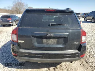 2014 Jeep Compass Altitude with VIN 1C4NJCBAXED819544, listed as a Copart auction lot 48363705 with 112,513 mi miles and Salvage Title. Bid and sale history available at DreamBid. Image 6.