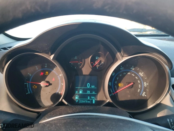 2012 Chevrolet Cruze LS with VIN 1G1PC5SH7C7277447, listed as a Copart auction lot 88659985 with 220,479 mi miles and Salvage Title. Bid and sale history available at carsss.com. Image 9.