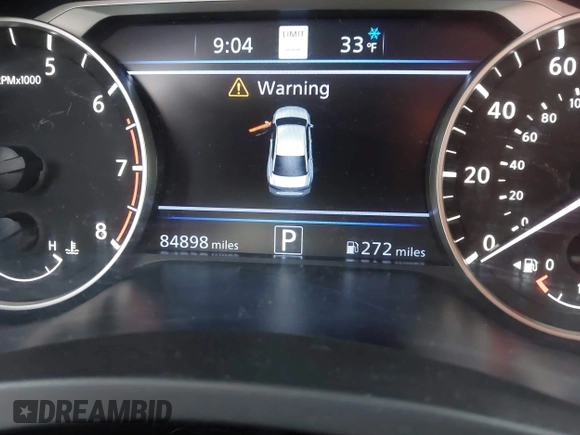 2019 Nissan Altima 2.5 SL with VIN 1N4BL4EV3KC196535, listed as a IAAI auction lot 41512924 with 84,898 mi miles. Bid and sale history available at carsss.com. Image 16.