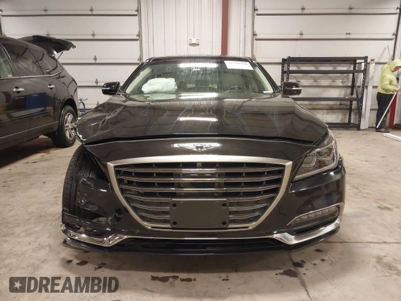 2018 Genesis G80 Ultimate with VIN KMHGN4JF2JU265826, listed as a IAAI auction lot 41749930 with 38,171 mi miles and . Bid and sale history available at carsss.com. Image 13.