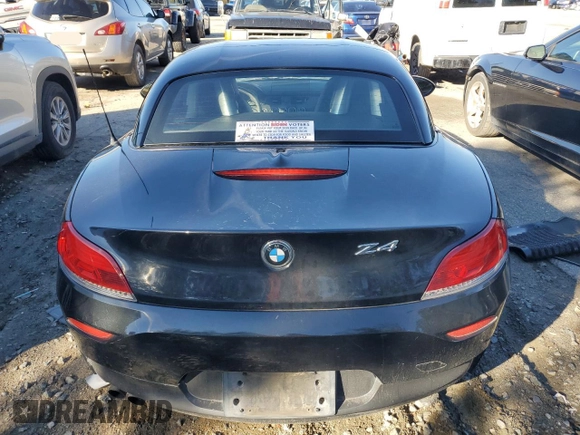 2014 BMW Z4 sDrive28i with VIN WBALL5C59EE717433, listed as a Copart auction lot 89358295 with 133,704 mi miles and Salvage Title. Bid and sale history available at carsss.com. Image 6.
