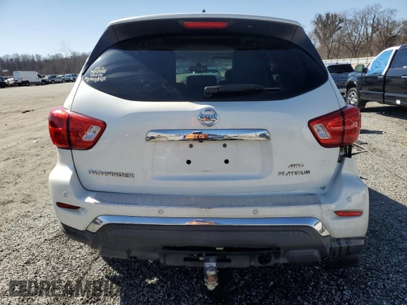 2017 Nissan Pathfinder SL with VIN 5N1DR2MM6HC633480, listed as a Copart auction lot 46494235 with 82,518 mi miles and Salvage Title. Bid and sale history available at carsss.com. Image 6.