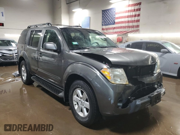 2008 Nissan Pathfinder S z VIN 5N1AR18B28C663307, wystawiony jako Copart lot #52365095 z przebiegiem 119 663 mil mil oraz Szkoda całkowita • Salvage title. Historia ofert i sprzedaży dostępna na DreamBid. Obrazek 4.