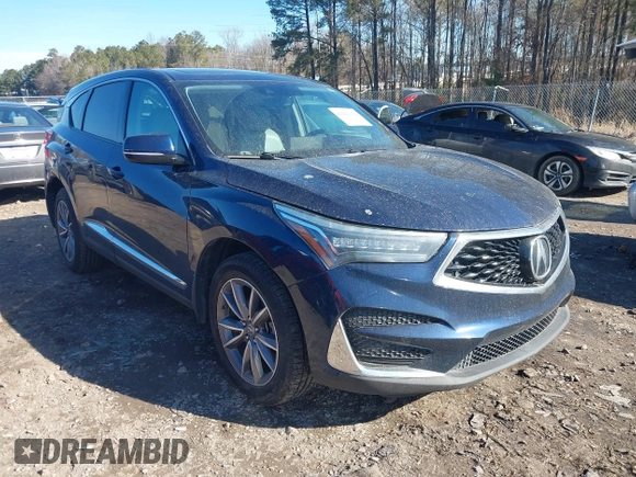 2019 Acura RDX Technology with VIN 5J8TC1H59KL002505, listed as a IAAI auction lot 41441302 with 137,330 mi miles and . Bid and sale history available at DreamBid. Image 1.