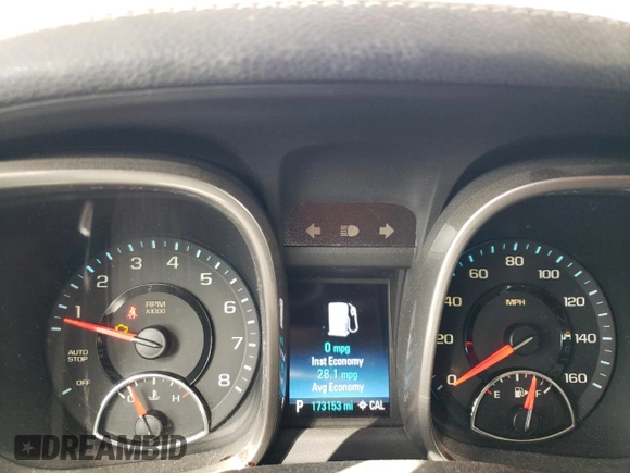 2015 Chevrolet Malibu LT with VIN 1G11D5SLXFF297046, listed as a Copart auction lot 48407745 with 173,153 mi miles and Salvage Title. Bid and sale history available at DreamBid. Image 9.