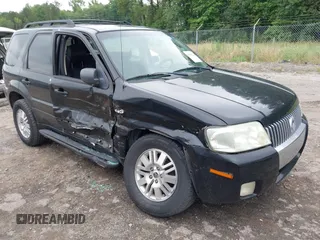 2005 Mercury Mariner Luxury with VIN 4M2YU56125DJ13088, listed as a IAAI auction lot 42416124 with 141,475 mi miles and . Bid and sale history available at DreamBid. Image 1.