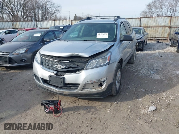 2013 Chevrolet Traverse LS with VIN 1GNKRFEDXDJ268221, listed as a IAAI auction lot 41722075 with 142,993 mi miles. Bid and sale history available at carsss.com. Image 6.