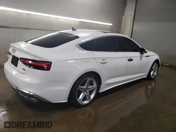 2021 Audi A5 Sportback S line Premium with VIN WAUDACF53MA016807, listed as a Copart auction lot 88782445 with 93,239 mi miles and Clean Title. Bid and sale history available at carsss.com. Image 3.