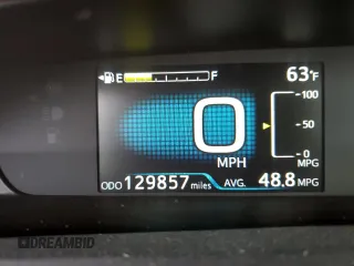 2016 Toyota Prius Two with VIN JTDKBRFU1G3017142, listed as a Copart auction lot 54553785 with 129,857 mi miles and Salvage Title. Bid and sale history available at DreamBid. Image 9.
