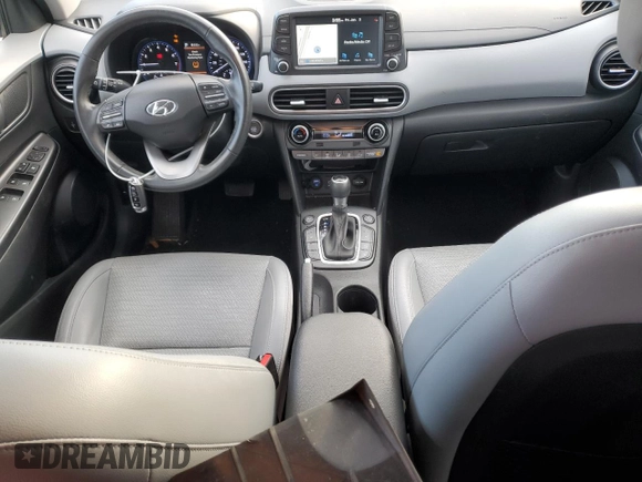 2019 Hyundai Kona Ultimate with VIN KM8K5CA59KU267182, listed as a Copart auction lot 41383395 with 50,531 mi miles and Salvage Title. Bid and sale history available at carsss.com. Image 8.
