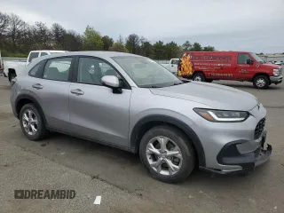 2023 Honda HR-V LX with VIN 3CZRZ2H34PM742443, listed as a Copart auction lot 56149665 with 18,379 mi miles and Salvage title. Bid and sale history available at DreamBid. Image 4.
