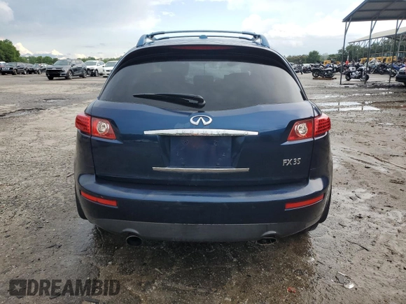 2008 Infiniti FX with VIN JNRAS08U78X105014, listed as a Copart auction lot 60155665 with Not provided miles and Salvage title. Bid and sale history available at DreamBid. Image 6.