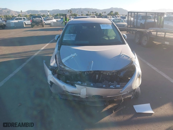 2019 Toyota Prius L Eco with VIN JTDKARFU3K3090363, listed as a IAAI auction lot 40858003 with 22,405 mi miles. Bid and sale history available at carsss.com. Image 12.