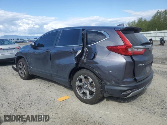 2018 Honda CR-V EX with VIN 2HKRW2H50JH639498, listed as a Copart auction lot 54369735 with Not Provided miles and Salvage Title. Bid and sale history available at DreamBid. Image 2.