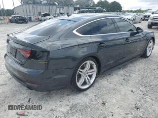2019 Audi A5 Sportback Premium Plus with VIN WAUENCF59KA070019, listed as a Copart auction lot 65652683 with 48,694 mi miles. Bid and sale history available at carsss.com. Image 3.
