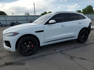 2018 Jaguar F-Pace S with VIN SADCM2FV8JA246410, listed as a Copart auction lot 57907555 with 104,990 mi miles and Salvage title. Bid and sale history available at DreamBid. Image 1.