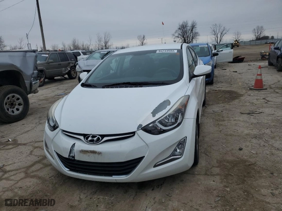 2015 Hyundai Elantra Limited with VIN 5NPDH4AE1FH624753, listed as a Copart auction lot 85233594 with 83,107 mi miles and Salvage Title. Bid and sale history available at carsss.com. Image 5.
