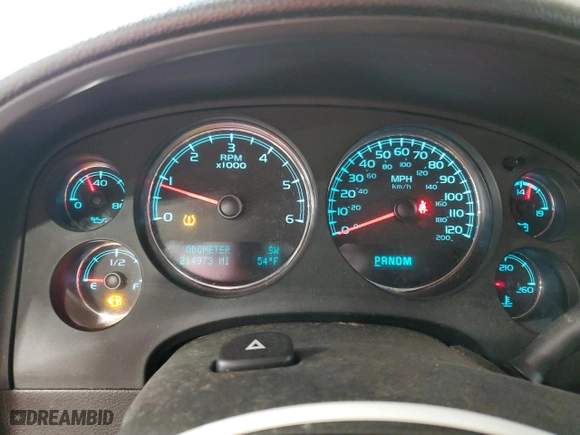 2012 Chevrolet Suburban LTZ with VIN 1GNSKKE74CR325522, listed as a Copart auction lot 52215745 with 214,973 mi miles and Clean Title. Bid and sale history available at carsss.com. Image 9.