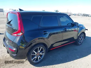 2021 Kia Soul GT-Line with VIN KNDJ63AUXM7776297, listed as a IAAI auction lot 41337165 with 64,333 mi miles and . Bid and sale history available at DreamBid. Image 4.