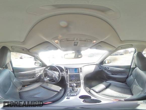 2018 Infiniti Q50 3.0t LUXE with VIN JN1EV7AR9JM433505, listed as a Copart auction lot 51435535 with 108,232 mi miles and Salvage Title. Bid and sale history available at carsss.com. Image 14.