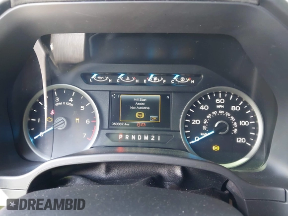 2017 Ford F-150 XL with VIN 1FTEW1EF2HKE47307, listed as a IAAI auction lot 41928346 with 50,337 mi miles. Bid and sale history available at carsss.com. Image 7.