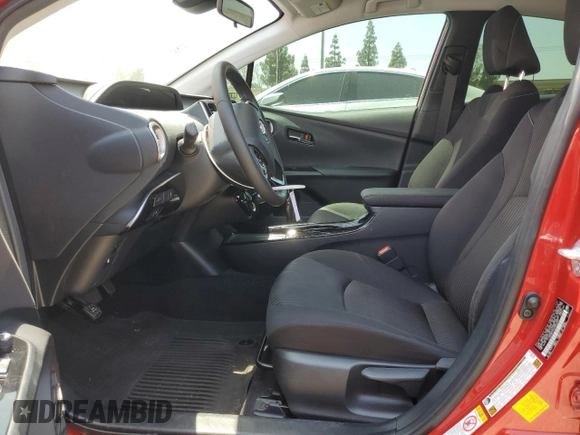 2022 Toyota Prius LE with VIN JTDKAMFPXN3205946, listed as a Copart auction lot 61076595 with 63,492 mi miles and Salvage title. Bid and sale history available at DreamBid. Image 7.