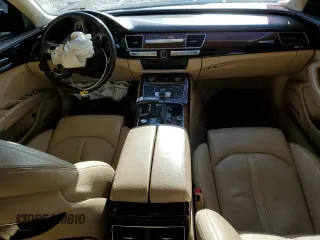 2012 Audi A8 L with VIN WAURVAFD2CN003544, listed as a Copart auction lot 85859774 with 119,736 mi miles and Clean Title. Bid and sale history available at carsss.com. Image 8.