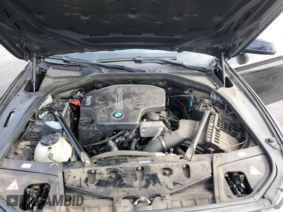 2012 BMW 5 Series 528i with VIN WBAXG5C52CDX04757, listed as a Copart auction lot 55451685 with 118,337 mi miles and Clean Title. Bid and sale history available at carsss.com. Image 11.