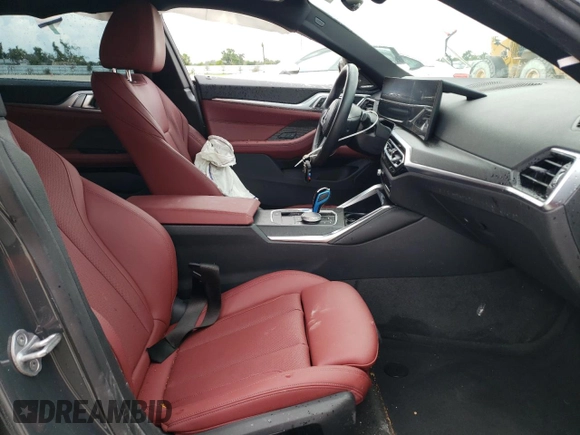 2023 BMW i4 eDrive40 with VIN WBY73AW00PFN90032, listed as a Copart auction lot 59993324 with 15,913 mi miles and Non Repairable. Bid and sale history available at carsss.com. Image 7.