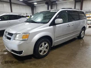 2010 Dodge Grand Caravan SXT with VIN 2D4RN5D1XAR268976, listed as a Copart auction lot 54587505 with 179,000 mi miles and Salvage Title. Bid and sale history available at DreamBid. Image 1.