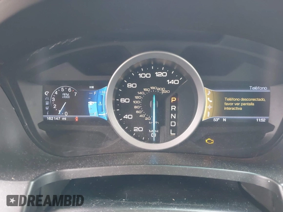 2013 Ford Explorer XLT с VIN 1FM5K7D96DGA90104, выставлен на аукционе IAAI как лот 41954541 с пробегом 162 147 миль миль и . История ставок и продаж доступна на DreamBid. Изображение 7.
