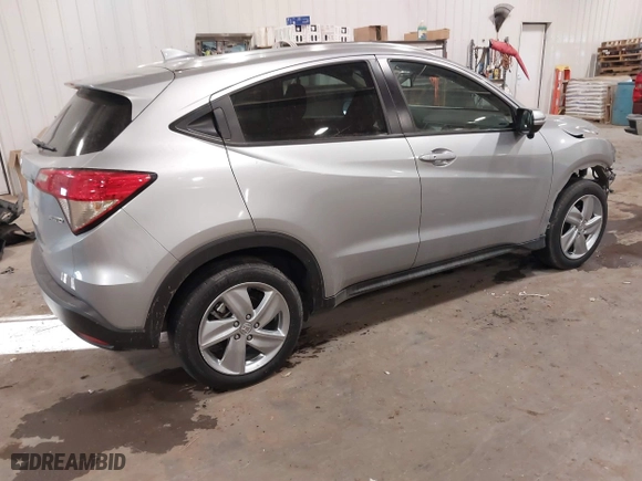 2019 Honda HR-V EX-L with VIN 3CZRU6H71KM725634, listed as a IAAI auction lot 41093552 with 42,239 mi miles. Bid and sale history available at carsss.com. Image 4.