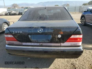 1999 Mercedes-Benz S-Class with VIN WDBGA51G1XA424990, listed as a Copart auction lot 89411825 with 160,021 mi miles and Salvage Title. Bid and sale history available at carsss.com. Image 6.