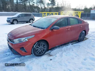2023 Kia Forte GT-Line with VIN 3KPF54AD5PE528042, listed as a IAAI auction lot 41146498 with 45,669 mi miles. Bid and sale history available at carsss.com. Image 19.