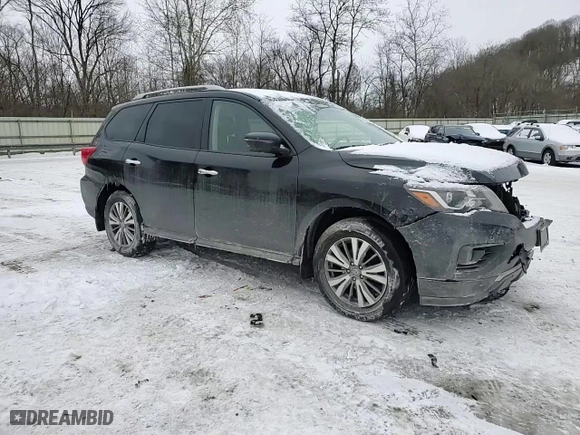 2019 Nissan Pathfinder S with VIN 5N1DR2MM1KC591212, listed as a Copart auction lot 87594295 with 74,907 mi miles and Salvage Title. Bid and sale history available at carsss.com. Image 12.