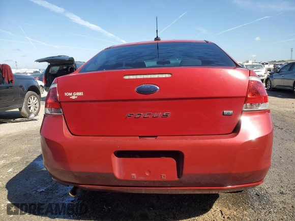 2011 Ford Focus SE with VIN 1FAHP3FN2BW142729, listed as a Copart auction lot 49622085 with 181,108 mi miles and Salvage Title. Bid and sale history available at carsss.com. Image 6.