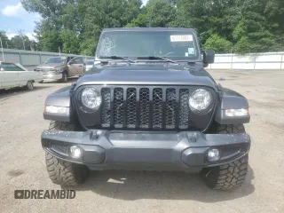 2021 Jeep Gladiator Willys with VIN 1C6HJTAG7ML572661, listed as a Copart auction lot 61172665 with 54,317 mi miles and Salvage title. Bid and sale history available at DreamBid. Image 5.