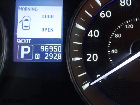 2013 Infiniti M37 with VIN JN1BY1AP8DM513615, listed as a IAAI auction lot 41572602 with 96,950 mi miles. Bid and sale history available at carsss.com. Image 15.