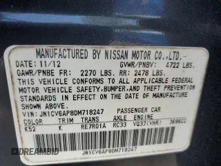 2013 Infiniti G37 Sedan Journey with VIN JN1CV6AP8DM718247, listed as a Copart auction lot 53946955 with 81,897 mi miles and Salvage Title. Bid and sale history available at carsss.com. Image 12.