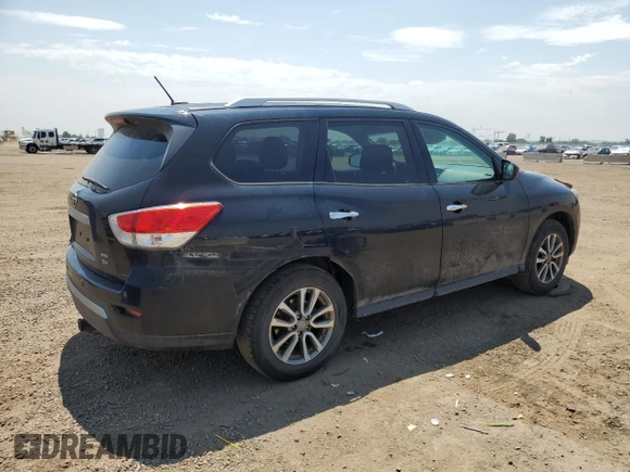2013 Nissan Pathfinder Platinum with VIN 5N1AR2MM5DC674941, listed as a Copart auction lot 65465155 with 163,687 mi miles and Clean title. Bid and sale history available at DreamBid. Image 3.