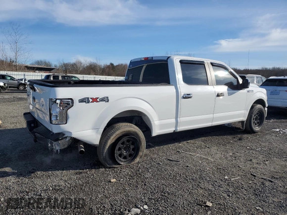 2017 Ford F-150 XL with VIN 1FTFW1EF7HFA18550, listed as a Copart auction lot 45654895 with 94,245 mi miles and Salvage Title. Bid and sale history available at carsss.com. Image 3.