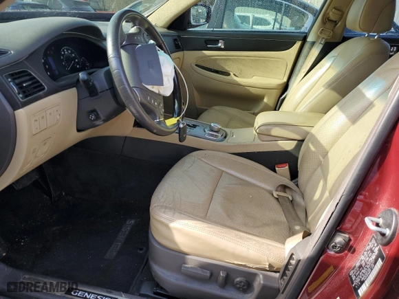 2011 Hyundai Genesis with VIN KMHGC4DF3BU126257, listed as a Copart auction lot 89191255 with 95,601 mi miles and Salvage Title. Bid and sale history available at carsss.com. Image 7.