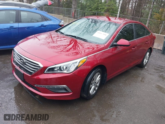 2015 Hyundai Sonata 2.4L SE with VIN 5NPE24AF7FH188232, listed as a IAAI auction lot 41811518 with 140,850 mi miles. Bid and sale history available at carsss.com. Image 17.
